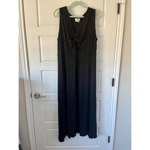 Anthropologie Camilla Maxi Dress Black 2X